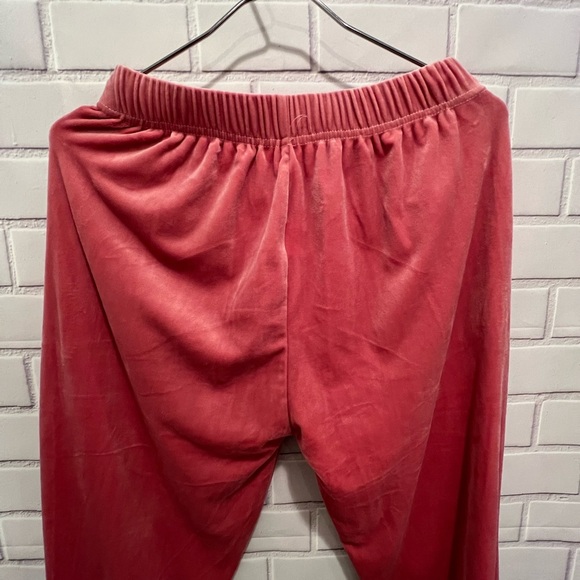 Women velvet pink pants /size M-L - Picture 4 of 6